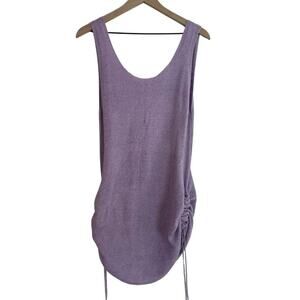 NWOT Eddoyee Crochet Beach Cover Up Purple S
